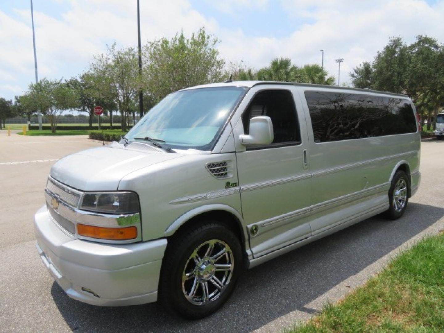 2014 Chevrolet Express (1GBWGLCG3E1) , located at 4301 Oak Circle #19, Boca Raton, FL, 33431, (954) 561-2499, 26.388861, -80.084038 - You are looking at a Rare 2014 Chevy Express 2500 Quigley 4x4 Four Wheel Drive Explorer Limited SE 9 Passenger Conversion Van with: 107K Original Miles, 6 Captain Chairs, Rear Power Folding Bench Seat Bed, Center Consoler Cooler, Front PPF (Paint Protection Film) Explorer Limited Conversion Througho - Photo#23